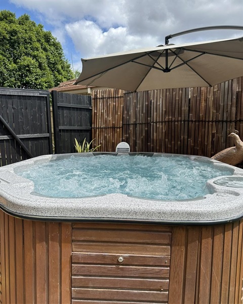 a portable spa