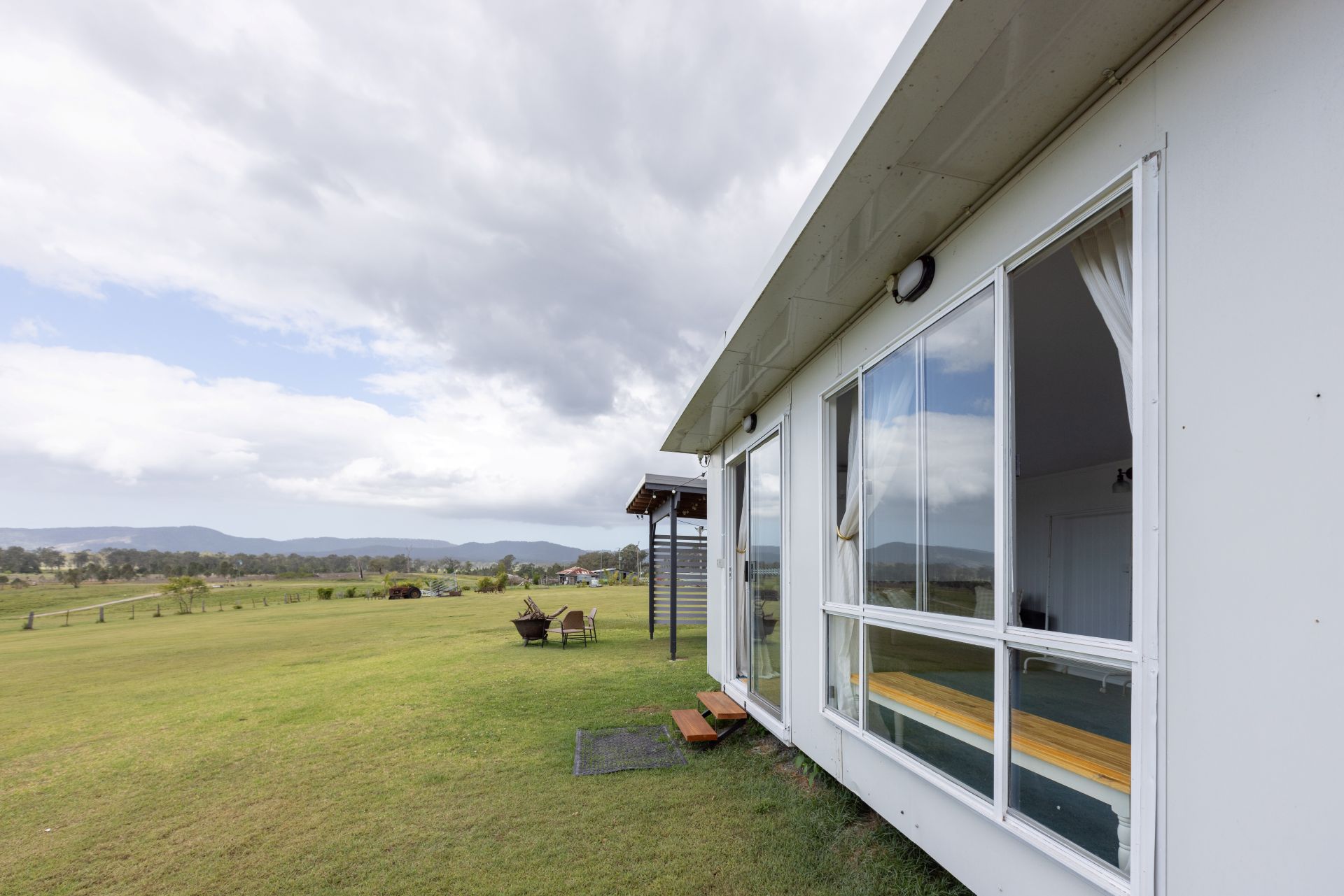 broad urban view from a villa