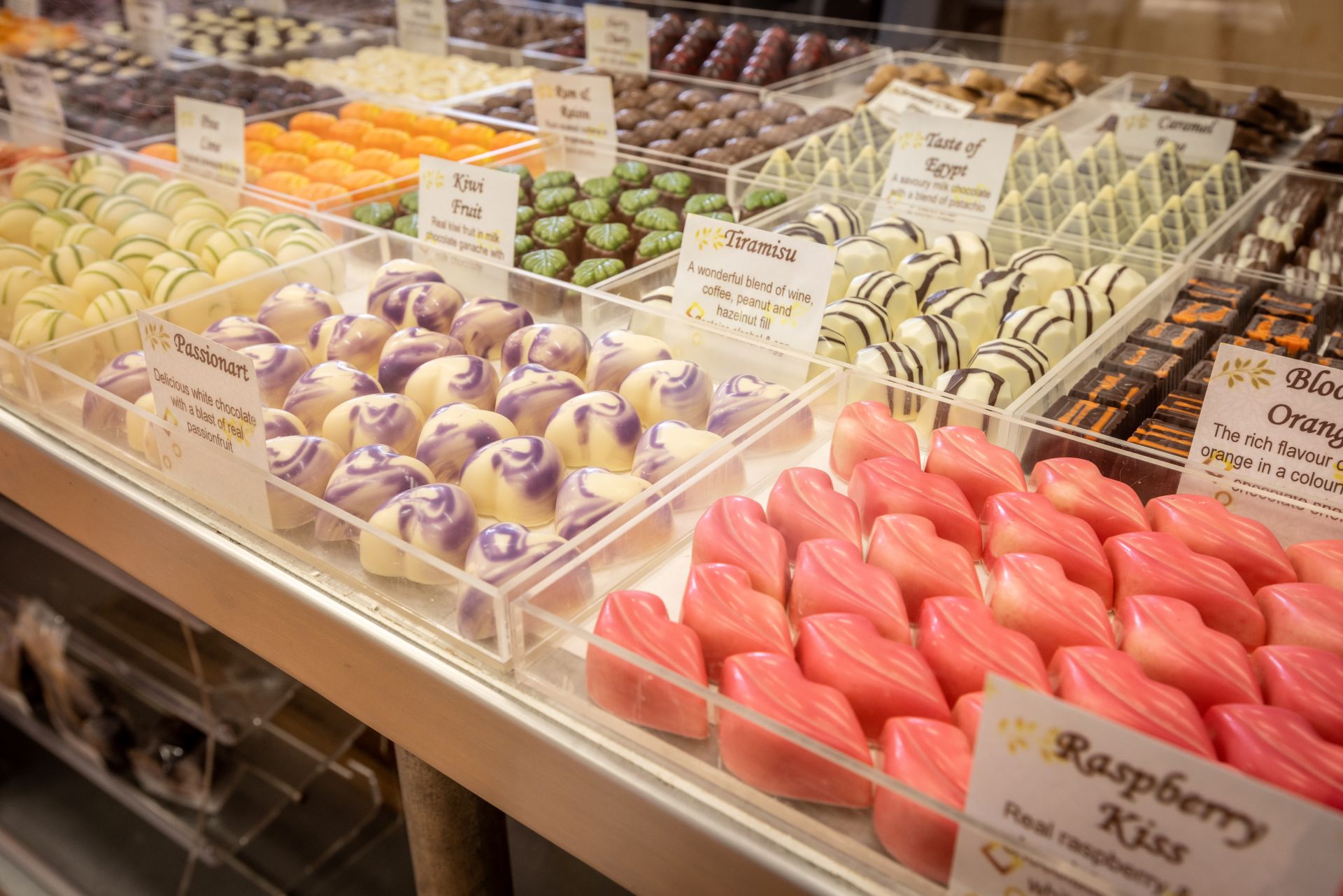 trays of Chocolates