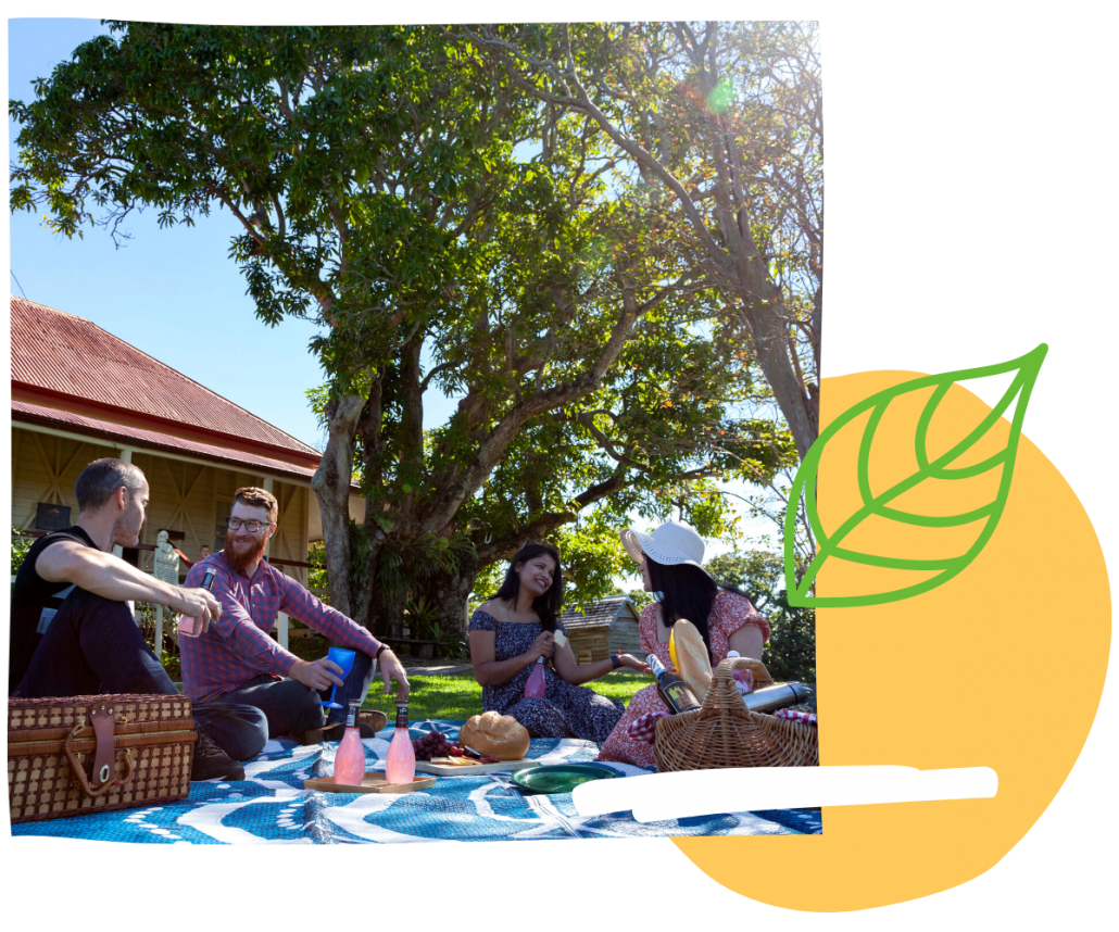 Friends and Family having a picnic