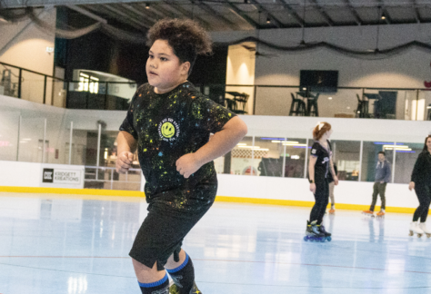 Kid skating at Skate Paradise