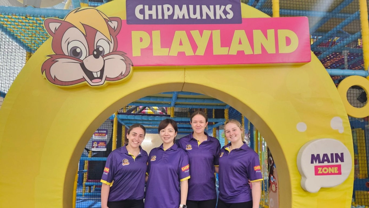team photo at Chipmunks Playland