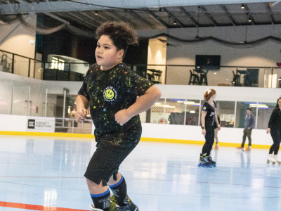 Kid skating at Skate Paradise